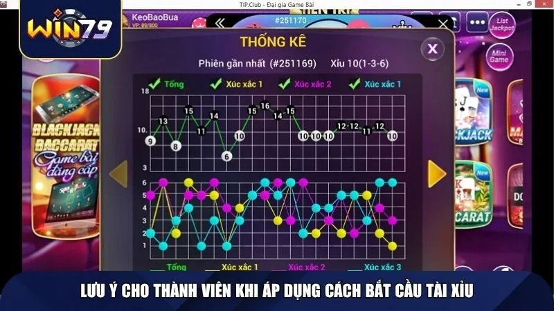 Lưu ý cho thành viên khi áp dụng cách bắt cầu tài xỉu