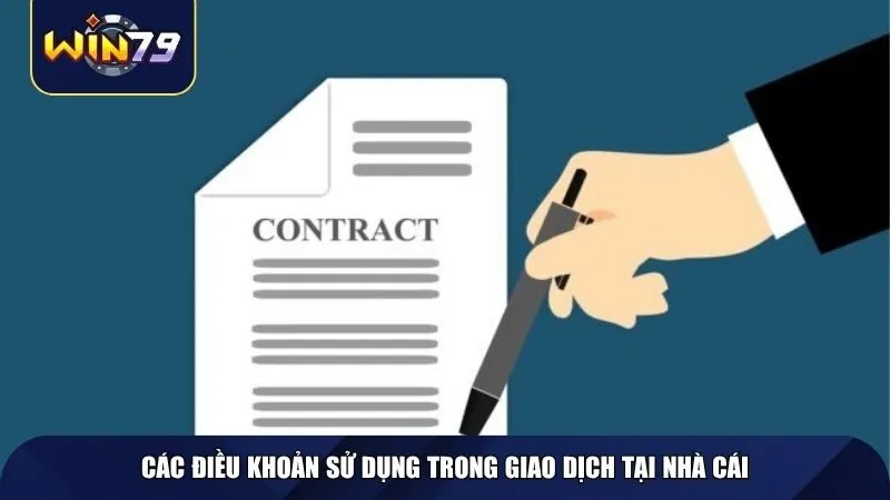 Các điều khoản sử dụng trong giao dịch tại cổng game